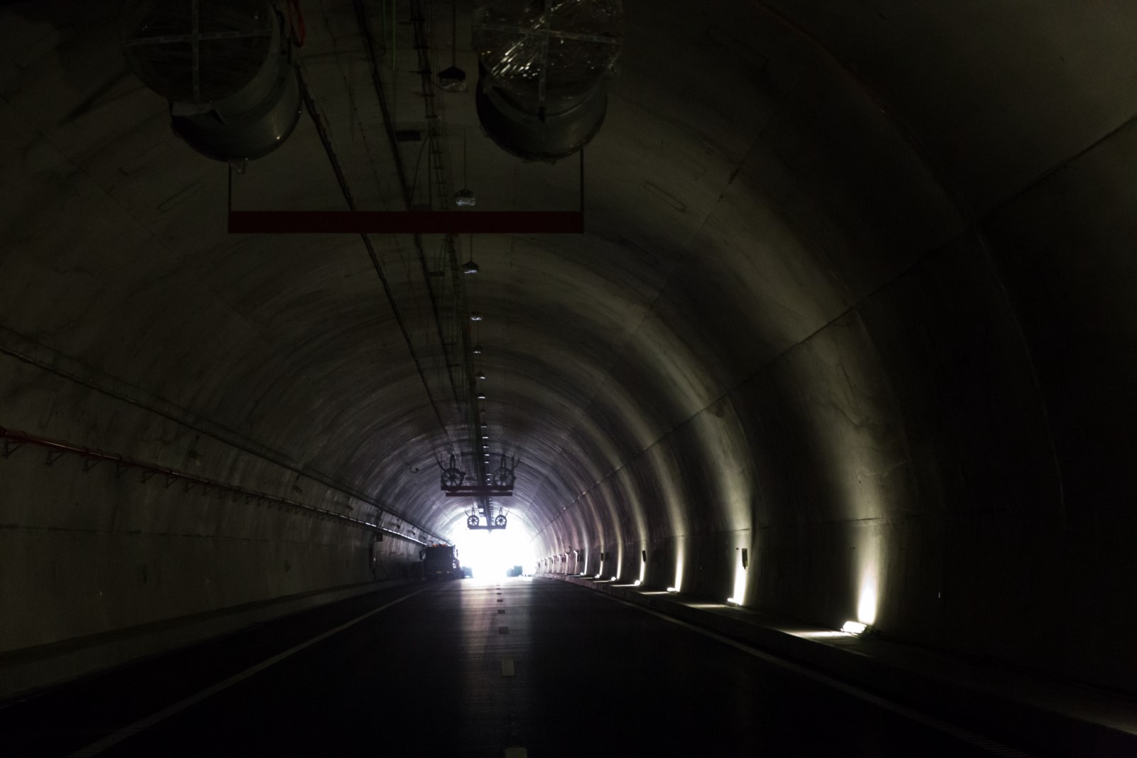  No interior do Túnel do Marão