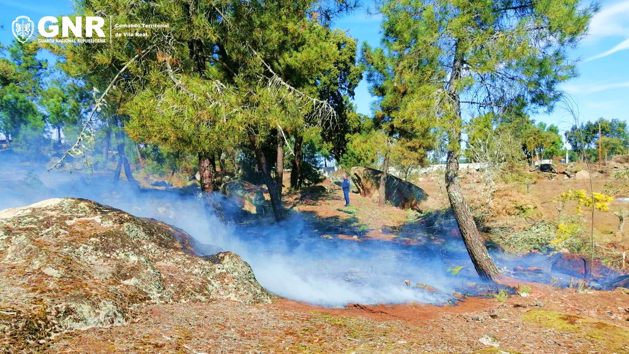 GNR detém suspeito de fogo florestal em Vila Pouca de Aguiar