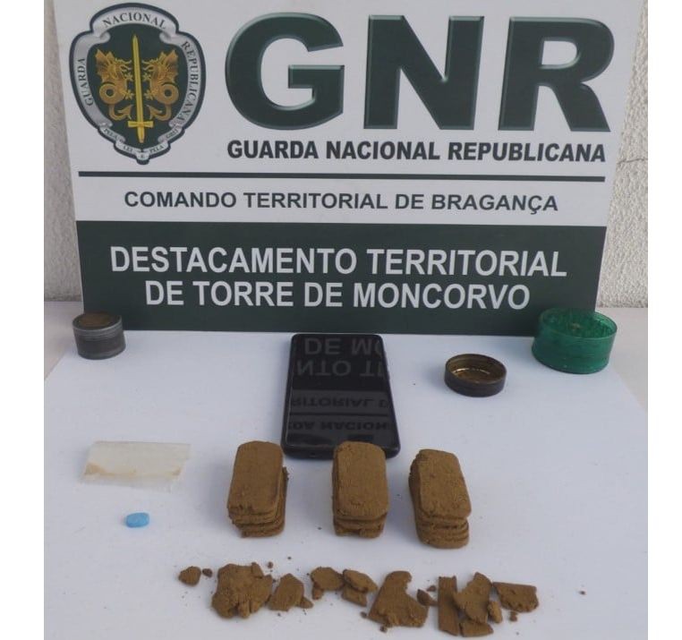 GNR deteve um homem de 28 anos por alegado trafico de droga