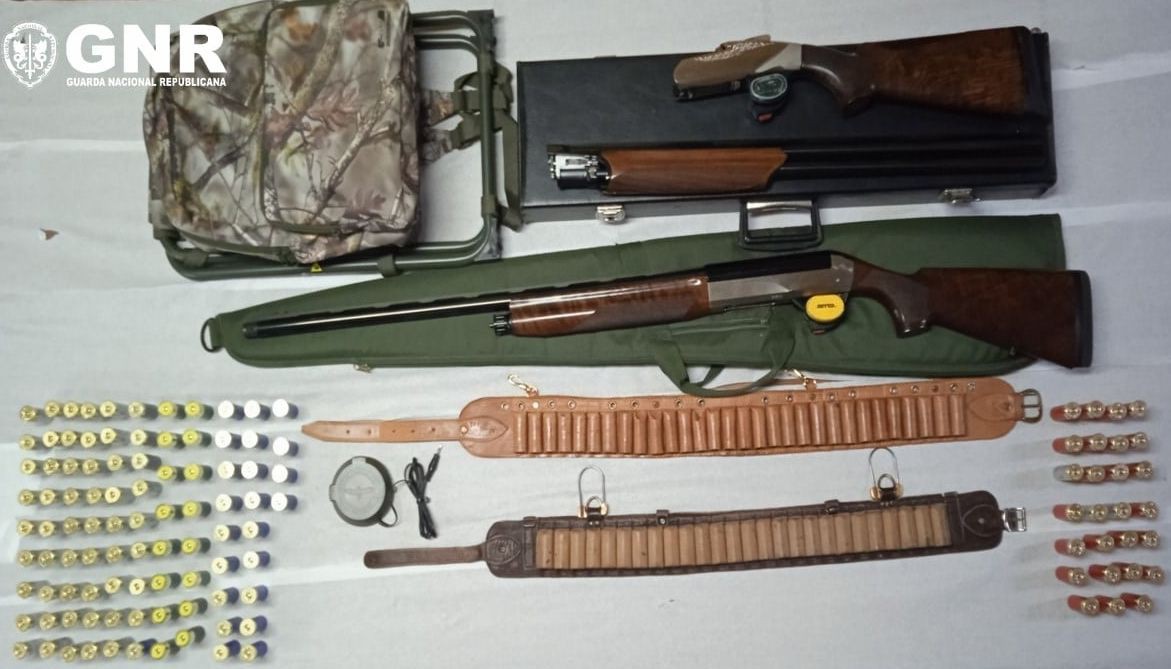 GNR deteve cinco homens por caça ilegal em Mondim de Basto
