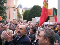 Manifestaçao ex-combatentes no Luxemburgo