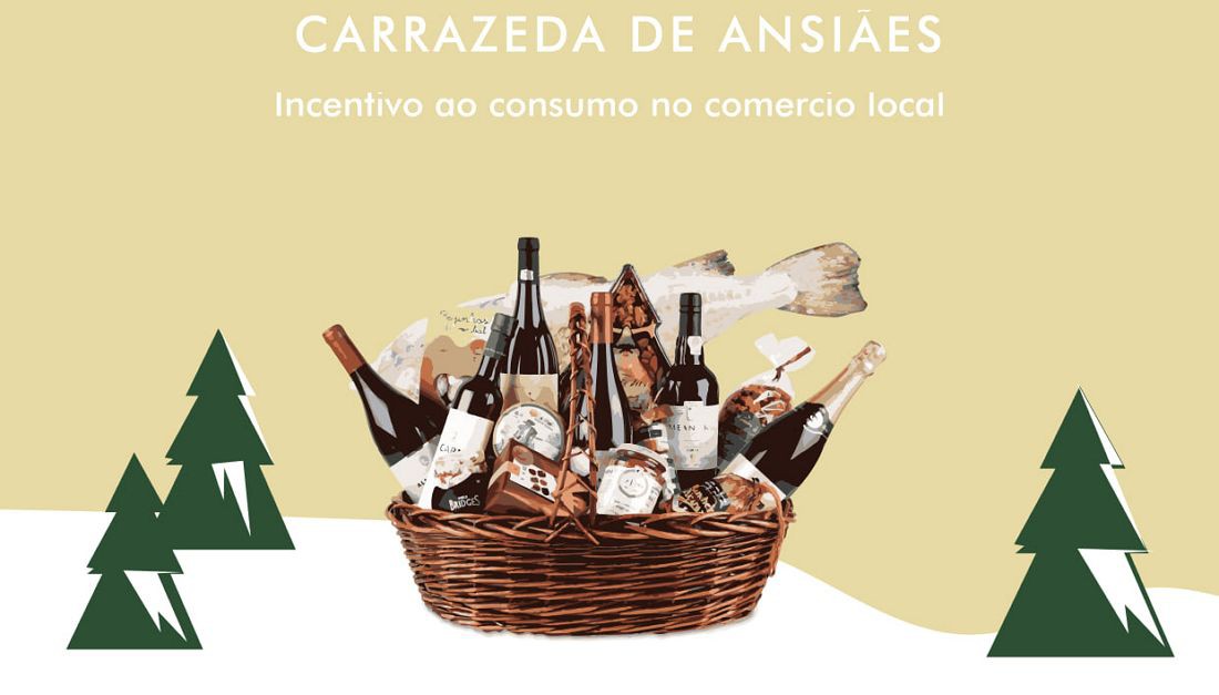 Cabazes de Natal por compras no comércio tradicional