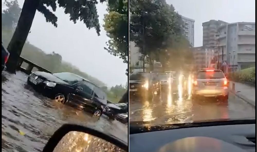 Chuva intensa provocou inundações em algumas vias de Vila Real