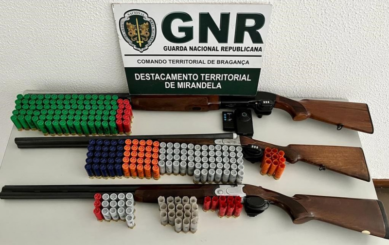 GNR de Mirandela deteve quatro caçadores