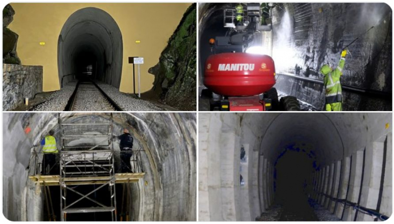 IP concluiu reabilitação do túnel de Bagaúste na Linha do Douro
