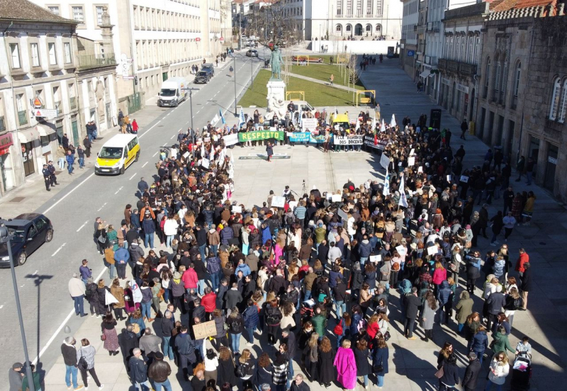 Professores de Vila Real em luta até ao limite e contra “Ministério de mínimos”