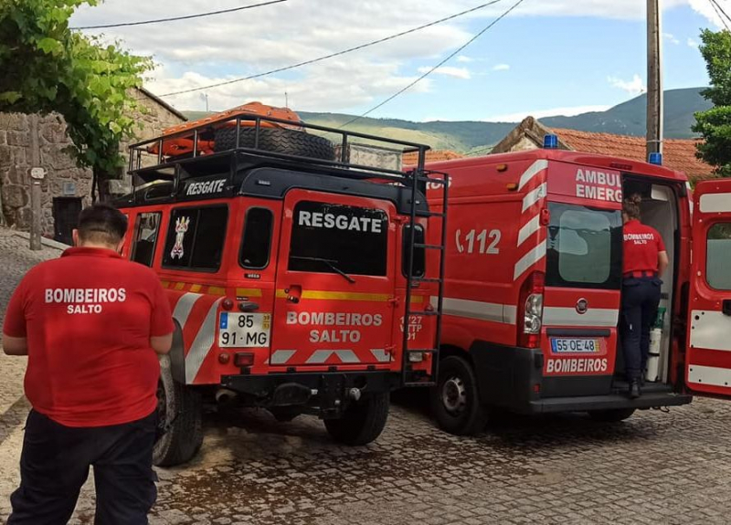 Bombeiros resgataram homem que caiu durante caminhada no Gerês