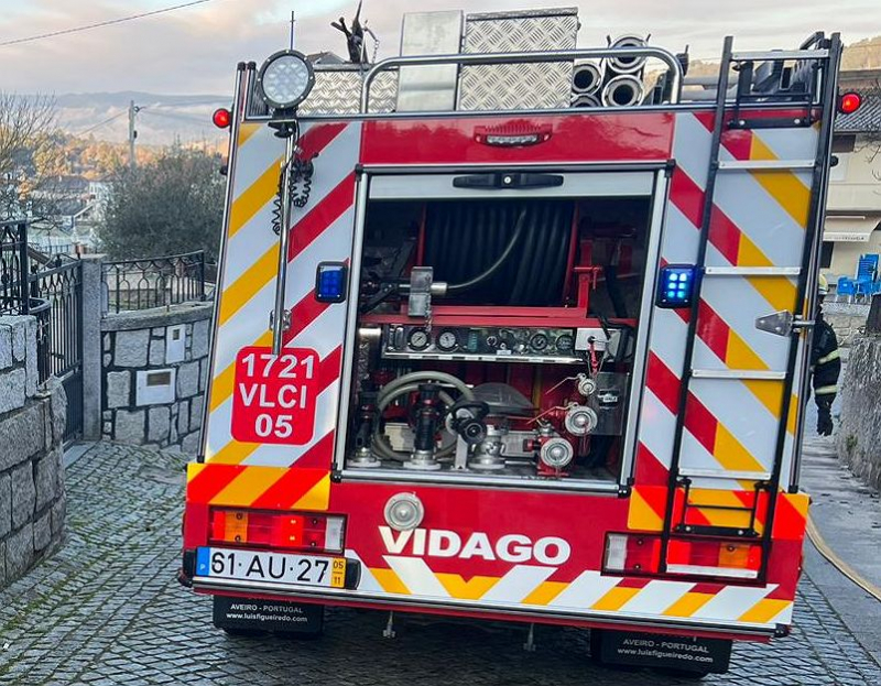 Casal desalojado devido a fogo em habitação no concelho de Chaves