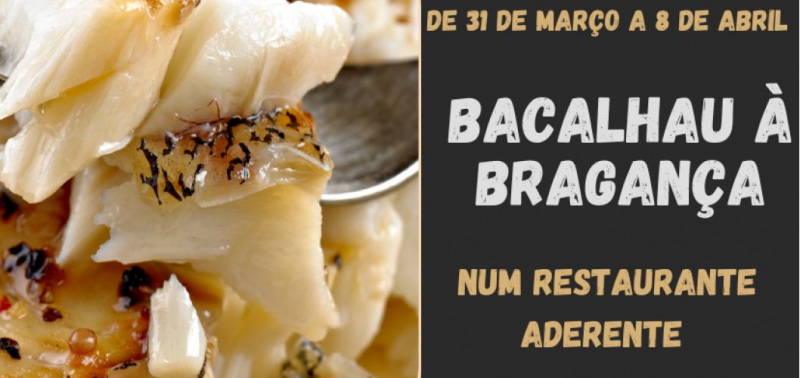 Bragança organiza a Semana gastronómica do bacalhau