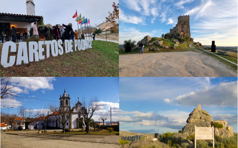 Selo Aldeias de Portugal atribuido a Podence, Algoso, Moimenta da Raia e Sambade