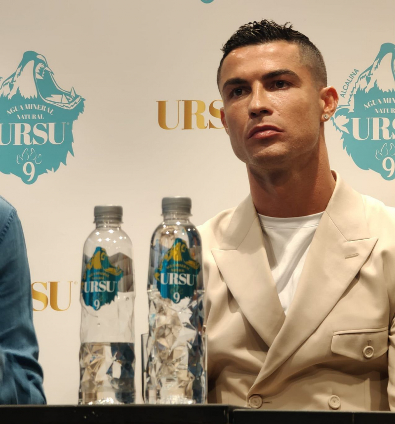 Ronaldo lança marca de água URSU 9 com fábrica em Bragança