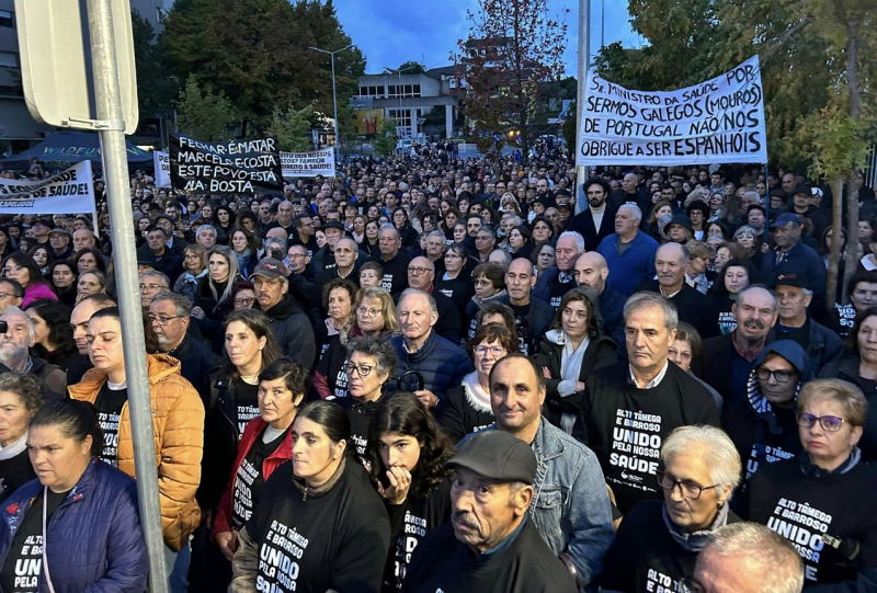 A luta pelo hospital uniu autarcas e centenas de populares em Chaves