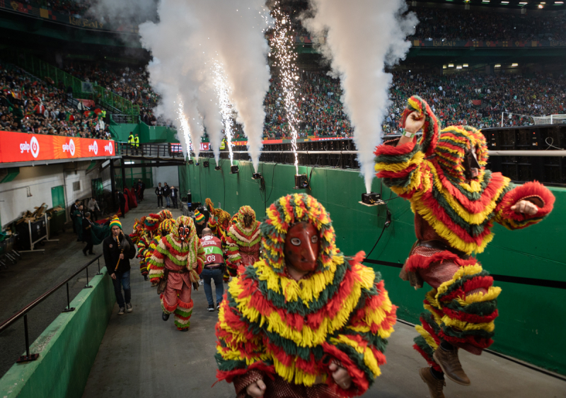 Caretos animam jogo da Seleção Nacional