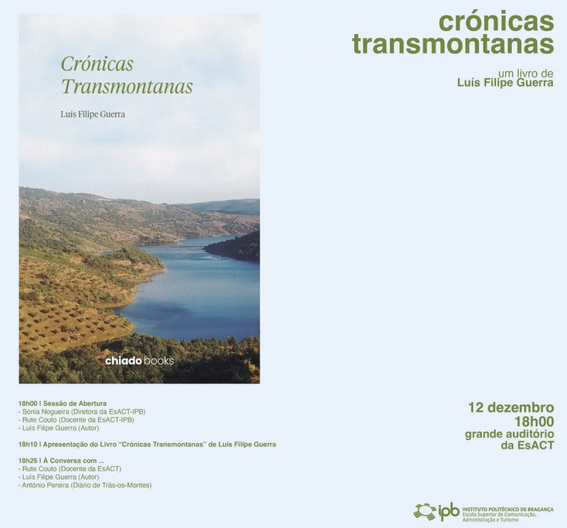 Lançamento de livro  “Crónicas Transmontanas” em Mirandela