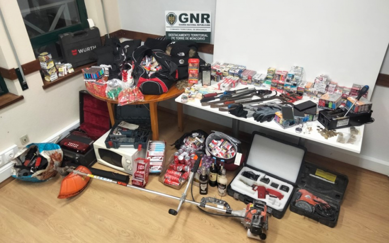 GNR desmantelou rede organizada  que se dedicava a furtos na região de Bragança