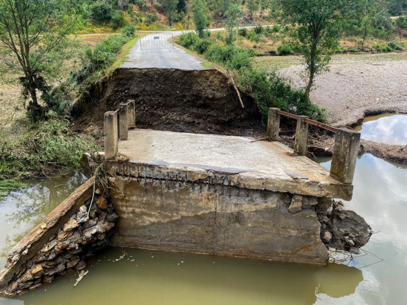 Câmara de Murça avança com reconstrução de pontão derrubado pelo mau tempo