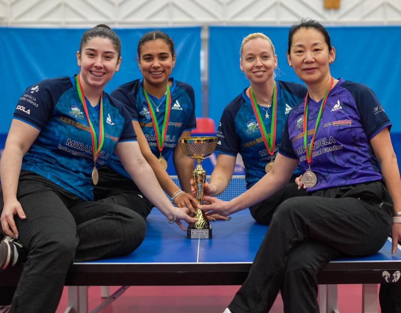 CTM Mirandela revalida Taça de Portugal feminina de ténis de mesa