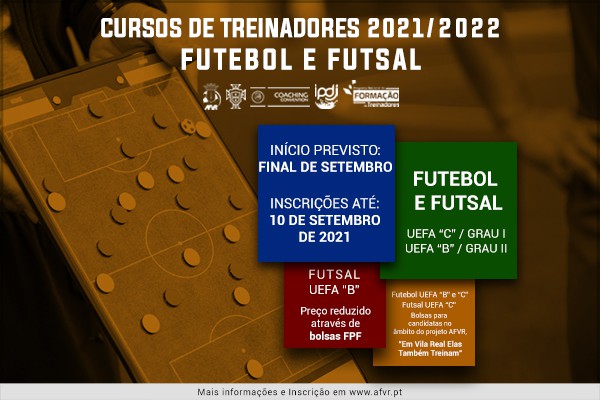 Cursos de Treinadores 2021/2022 - AF Vila Real