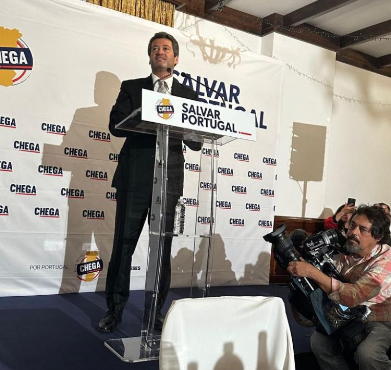Ventura diz que escolha de Hernâni Dias em Bragança mostra que não quer combater corrupção
