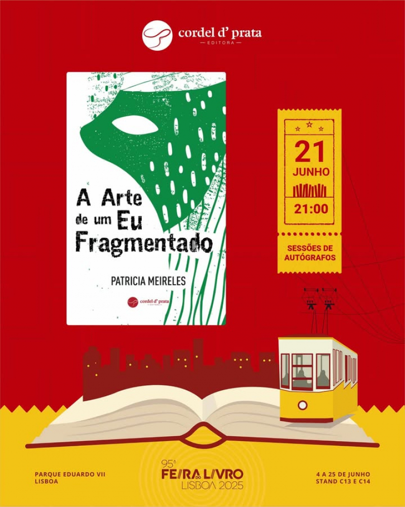 Patricia Meireles lança o livro “A Arte de um Eu fragmentado”,