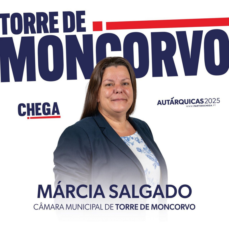 Márcia Salgado é a candidata do Chega à Câmara de Torre de Moncorvo