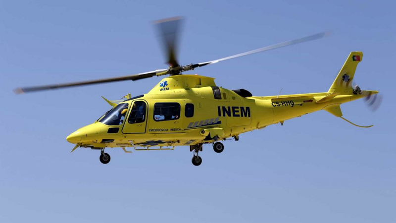 Despiste de ciclomotor em Montalegre aciona helicóptero do INEM