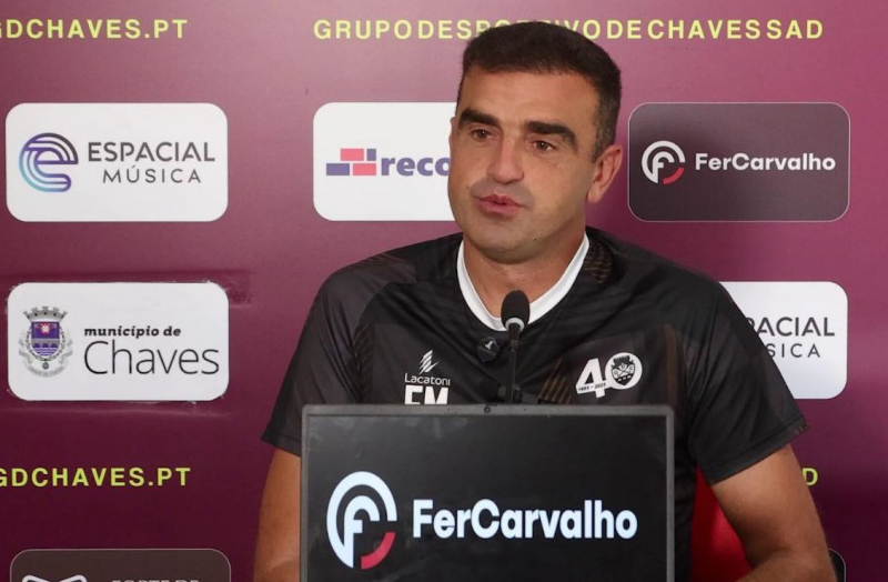 Treinador do Chaves quer competência a “roçar a perfeição” para eliminar Benfica