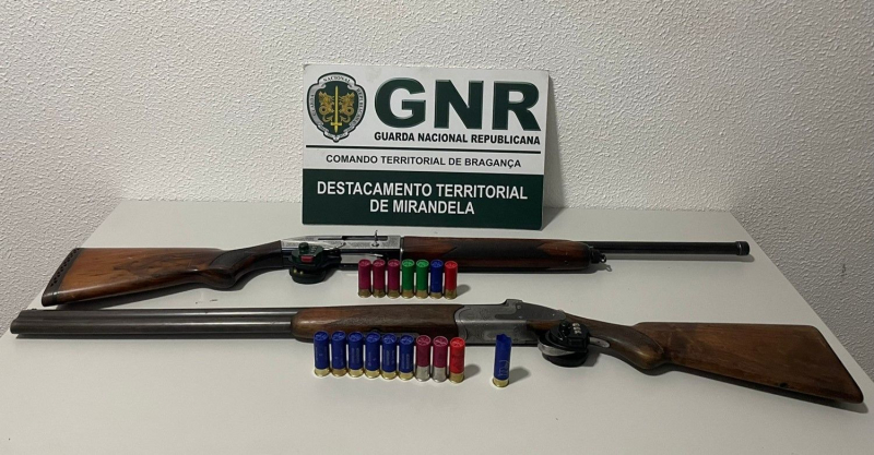 Dois idosos detidos em Mirandela por caça em área de proteção