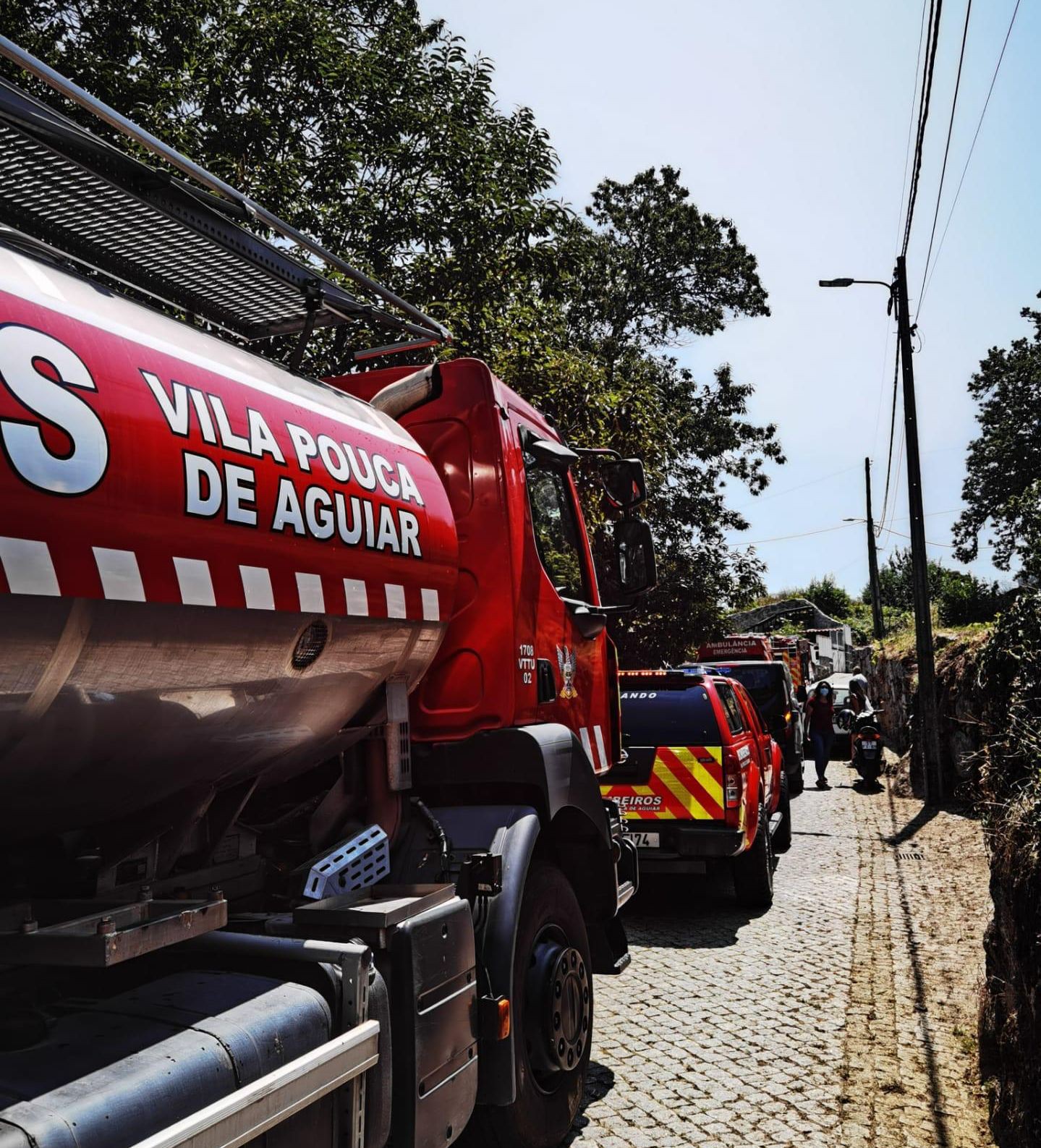 Incêndio habitacional em Vila Pouca de Aguiar