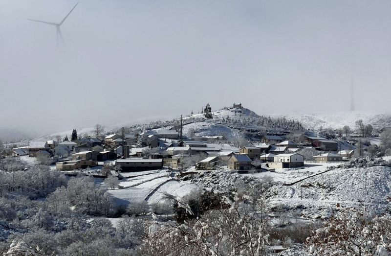 Nevou em Trás-os-Montes neste primeiro dia de inverno