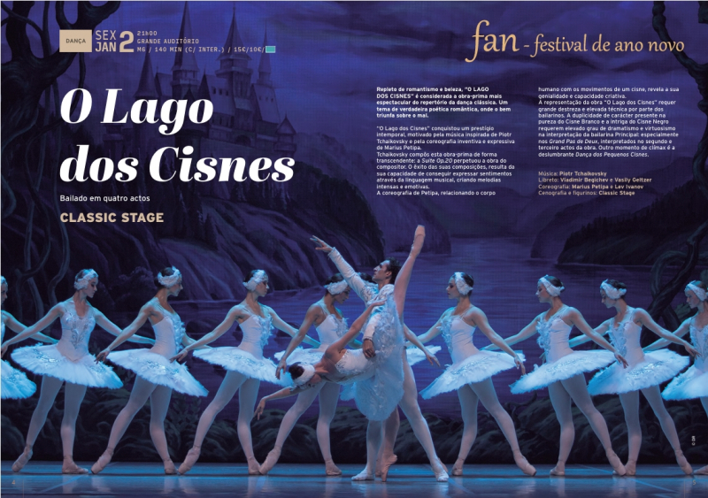 FAN – Festival de Ano Novo, o ano começa com o Lago dos Cisnes