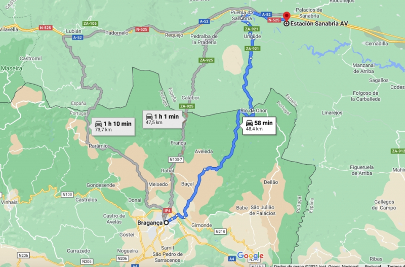 Associação Rionor reclama estrada Bragança-Puebla de Sanabria