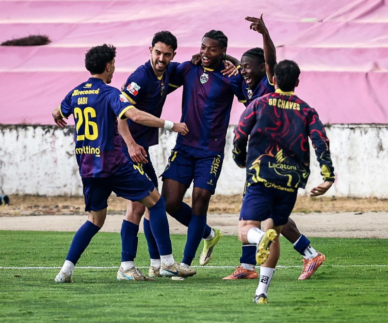 Desportivo de Chaves ganha ao Oliveirense e sobe a 9 lugar