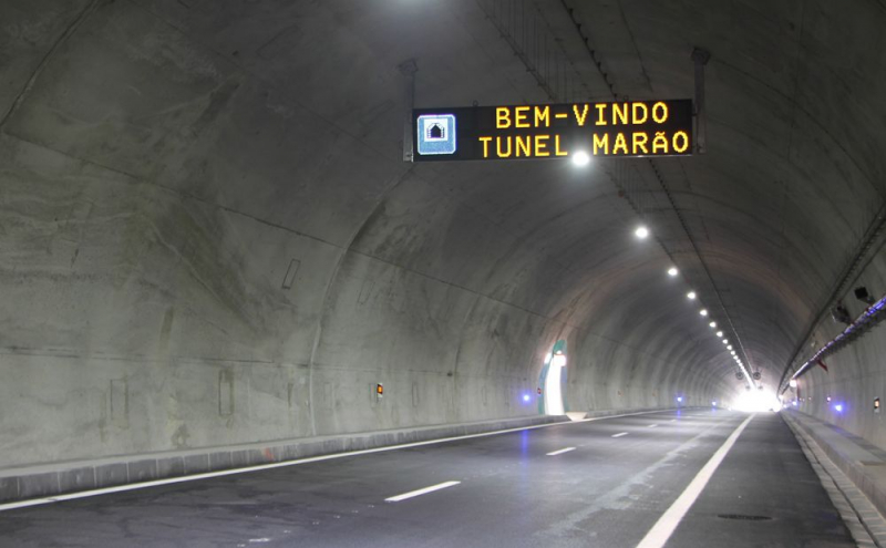 Túnel do Marão atravessado por 45 milhões de veículos numa década
