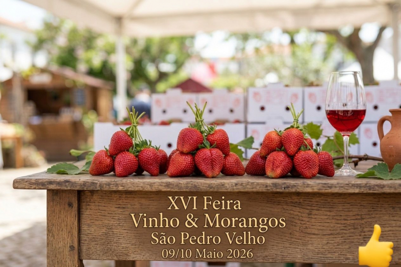 Produtores temem que chuva afete produção de morango de São Pedro Velho, Mirandela