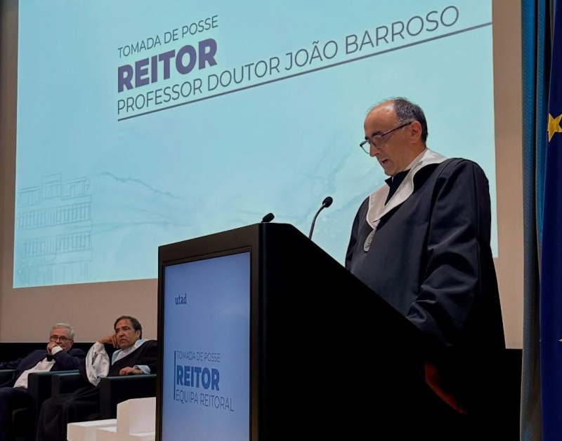 O reitor da UTAD, João Barroso, toma hoje posse depois de um impasse durou mais de um ano.