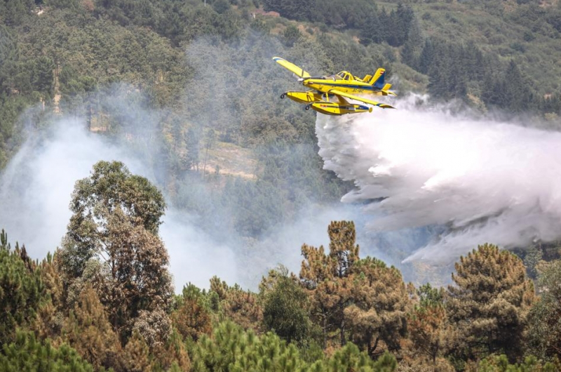 Dois fogos em Carrazeda de Ansiães mobilizam 330 operacionais