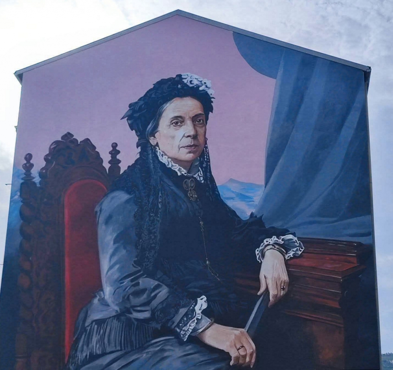 Mural da ‘Ferreirinha da Régua’ quer inspirar à resiliência no Douro em crise