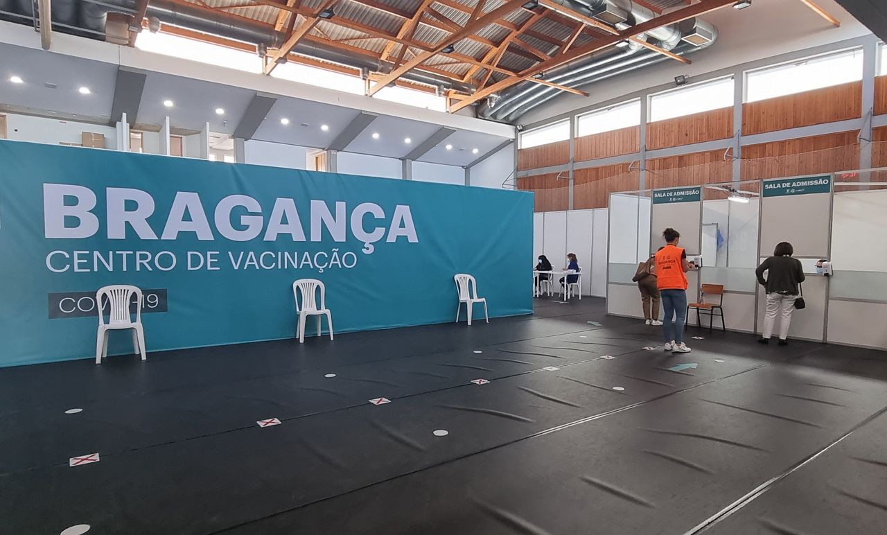 Quase metade da população do distrito de Bragança com vacinação completa