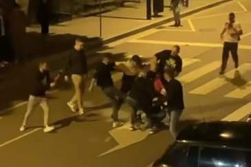 Três feridos e danos num banco em incidentes numa zona de bares de Vila Real