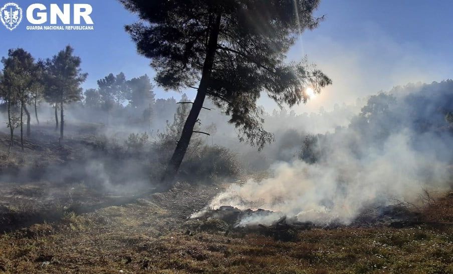 Detido por queimada que consumiu um hectare de mato