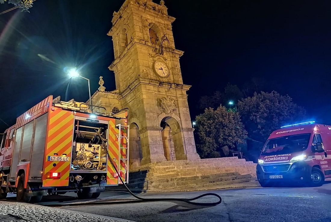 Incêndio em chaminé em Vila Pouca de Aguiar