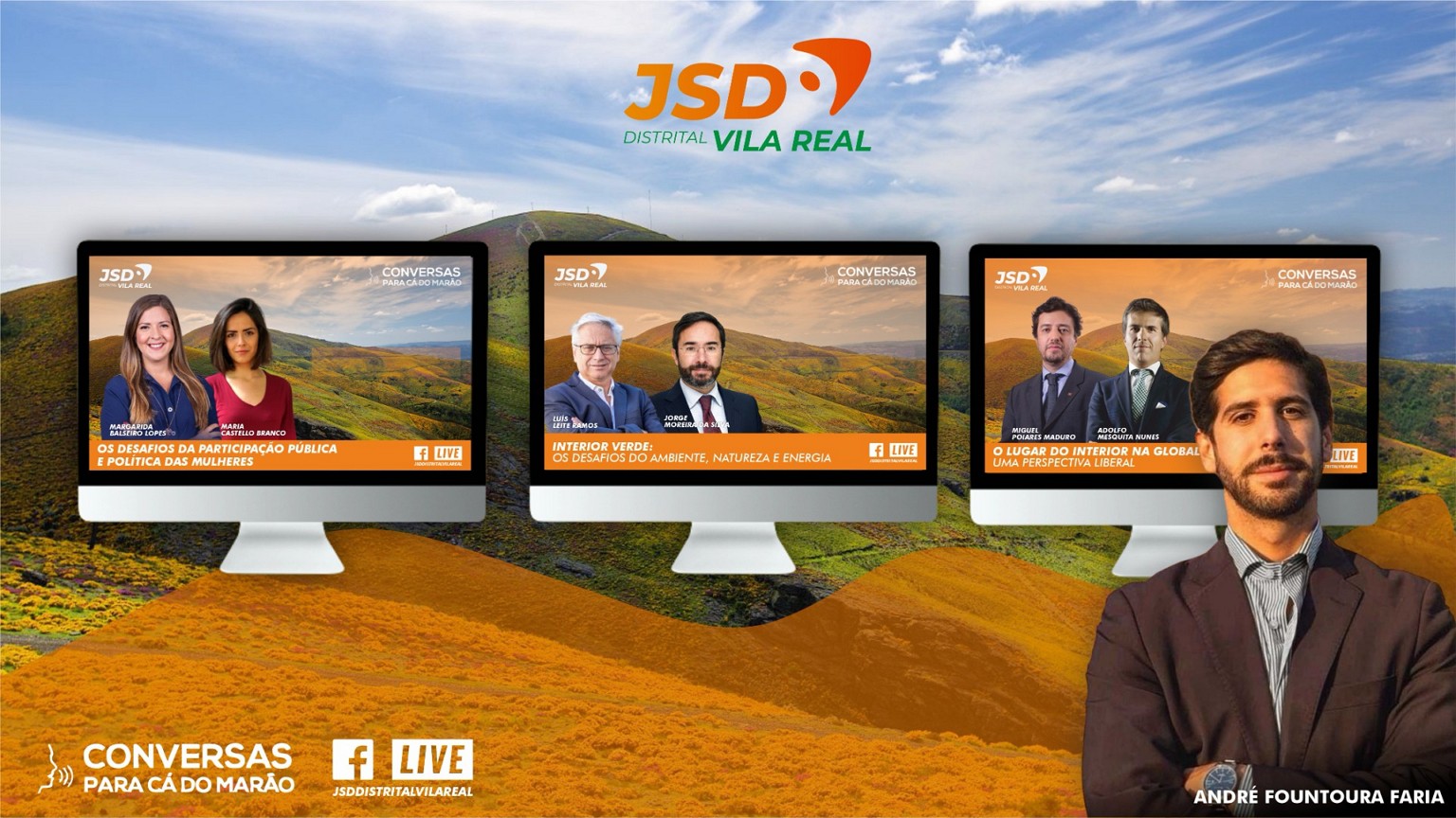 JSD distrital de Vila Real promove debate político em formato online 