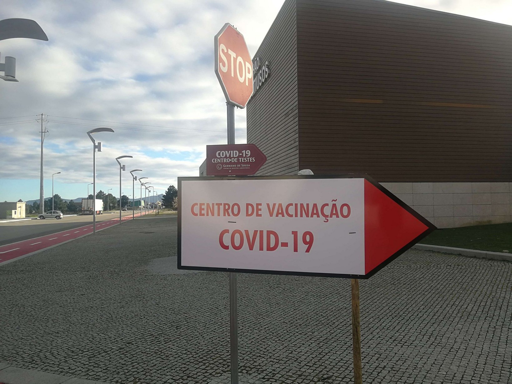 Centro de Vacinação contra a Covid-19 instalado no Pavilhão Multiusos