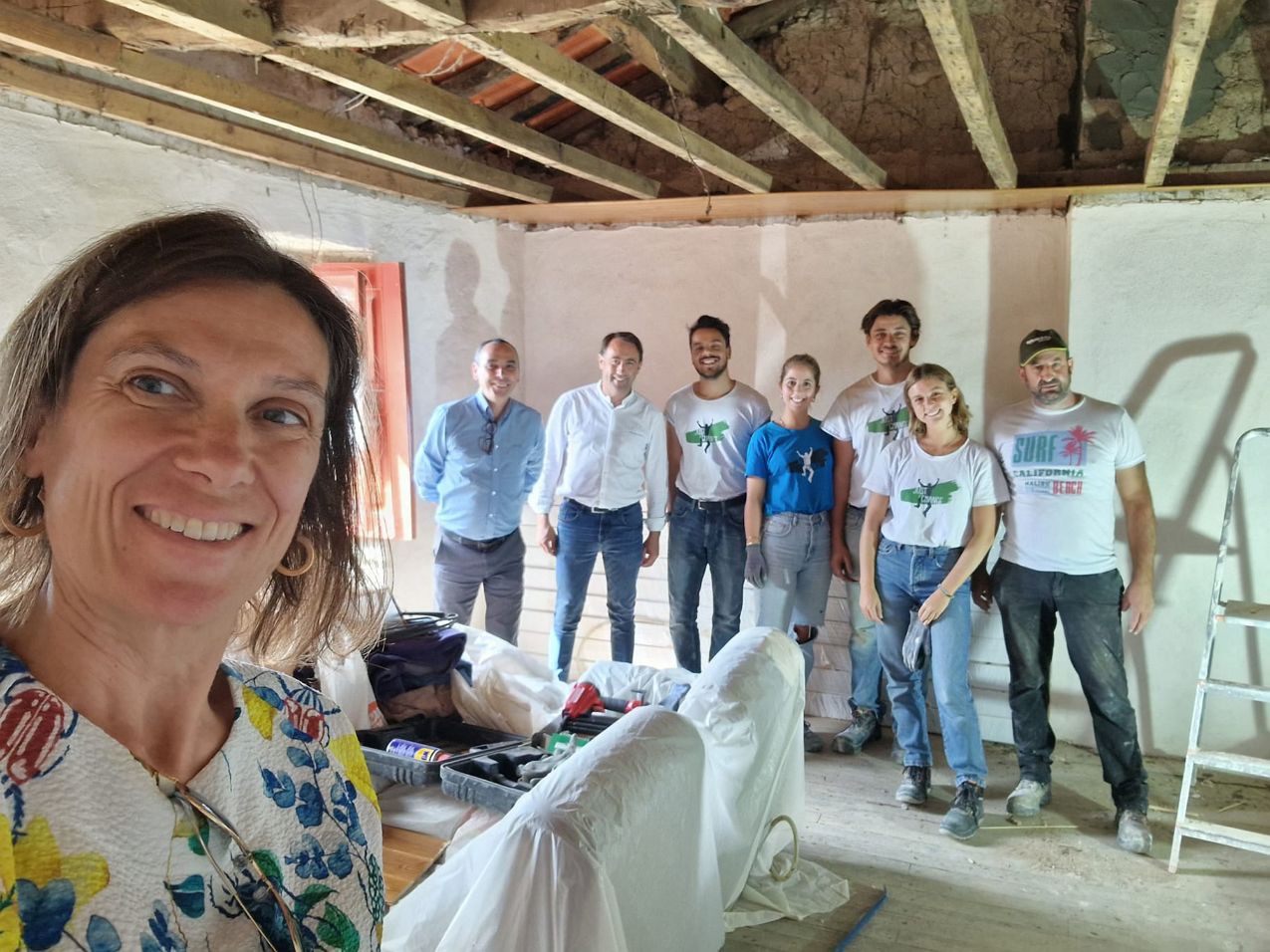 Voluntariado ajuda a reabilitar habitação a quatro famílias de Miranda do Douro