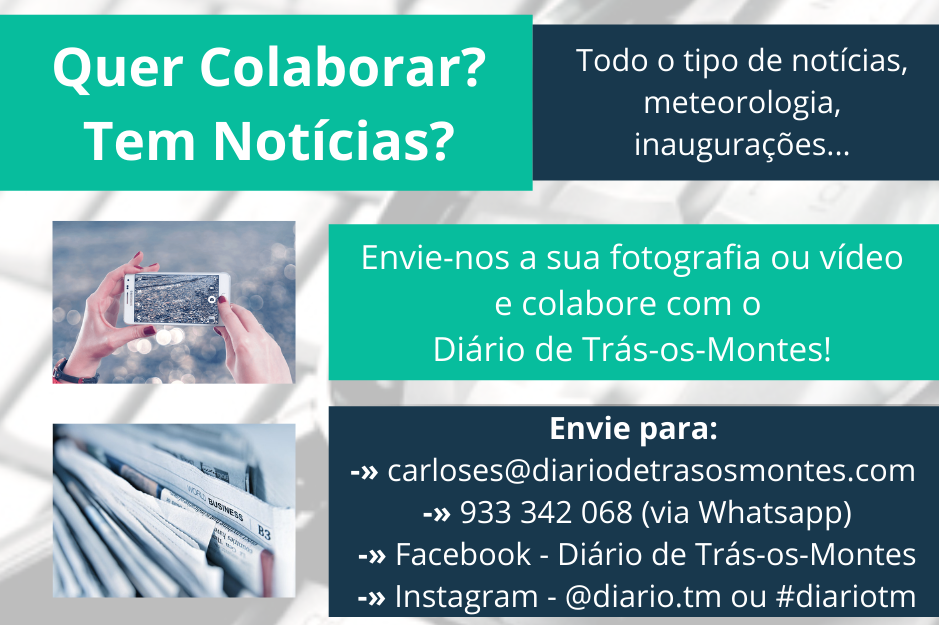 Quer Colaborar? Tem Notícias?