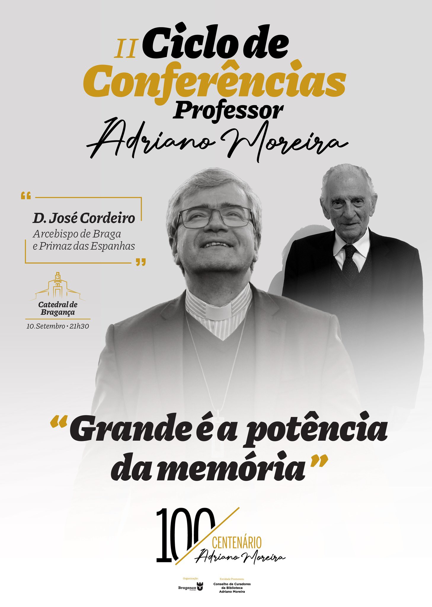 Município de Bragança celebra centenário de Adriano Moreira