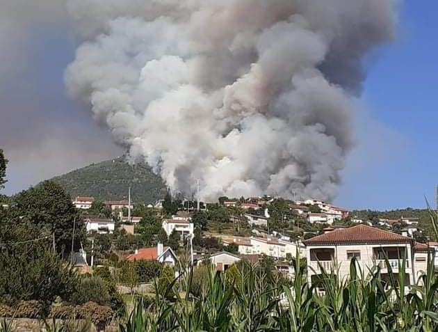 Fogo já queimou área significativa em Mondim de Basto