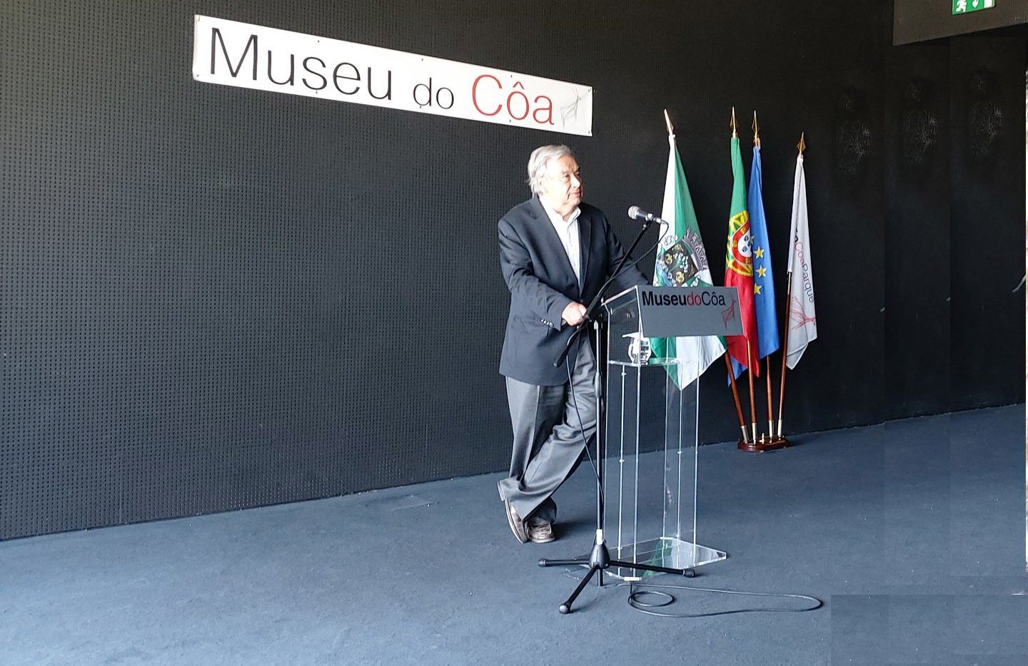 António Guterres homenageado no Museu do Côa por ter travado a construção da barragem