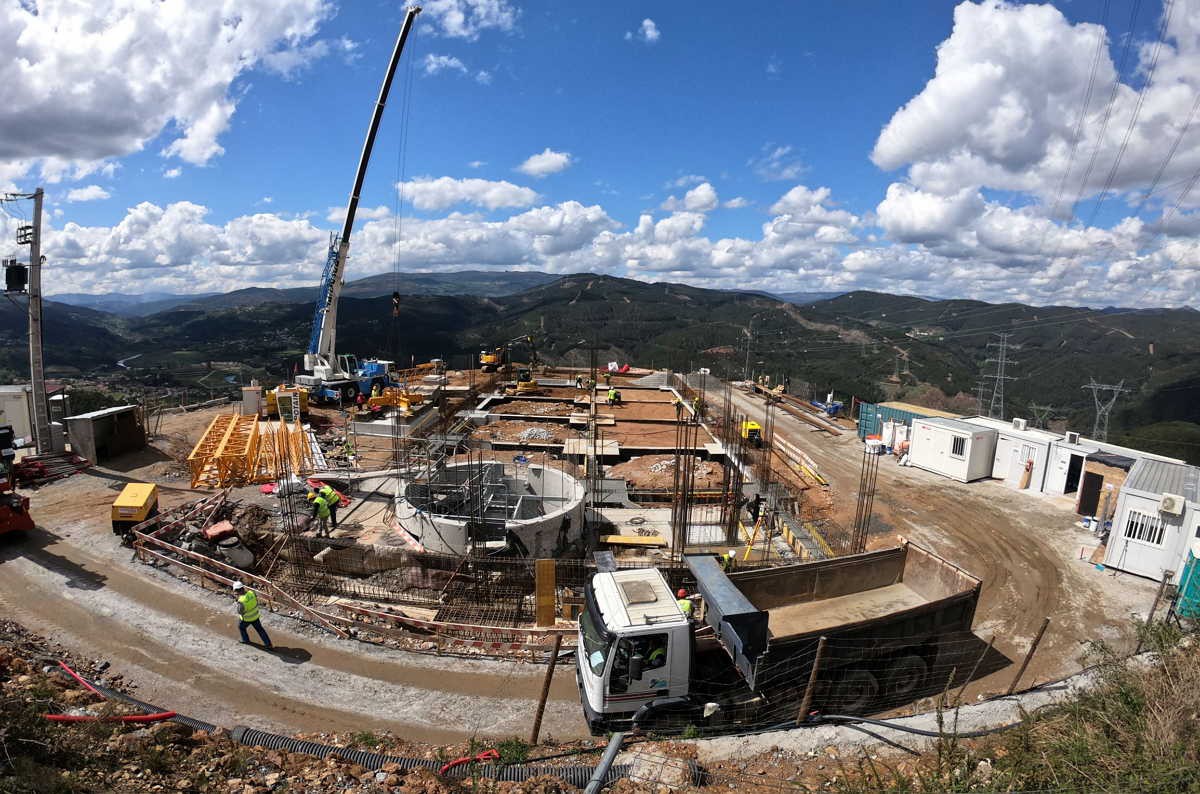 Construção do edifício de Controlo do Sistema Electroprodutor do Tâmega